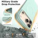 Magnetic for iPhone 17 Pro Case 6.3", Compatible with MagSafe, [Integrated Silicone Camera Control Cover] [Screen Protector], 2X MIL-STD Drop Protection Case for iPhone 17 Pro, Mint Green