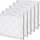 Amazon Basics 16x20x1 Air Filter 6-Pack, MERV 8 AC Furnace Filters, Allergen Control , Removes Dust, Lint and Pollen, Electrostatic (Actual Size: 15.75" x 19.75" x 0.75")