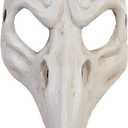 PARTYGEARS Halloween Cosplay Skull Mask, Dragon God White Animal Mask for Masquerade Party and Halloween