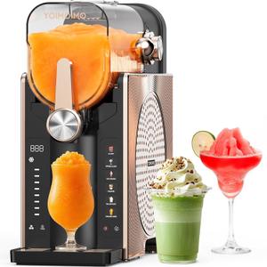 Slushie Machine, Soft Serve Ice Cream Maker 88OZ, 15 Min SmartFreeze, Glod