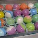 Kids Bath Ball with Surprise Toys Inside, 12 Scents Fizzing Bubble Bath Balls for Boys Girls Ages 3+ (24pcs)