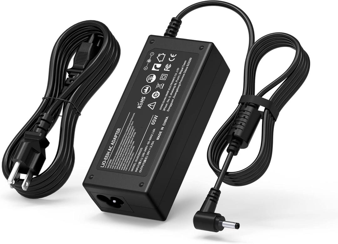 65W Laptop Charger Compatible with Lenovo IdeaPad 1 3 5; IdeaPad 110 110S 310 320 330 330s 510 520 530s 710s AC Adapter; IdeaPad S145 S340 S540 L340 Power Supply Cord 4.0mm