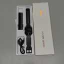 Smart Watches for Men (Android/iPhones), 120+ Sport Modes Fitness Tracker Watch with SpO2/Heart Rate Monitor, Steps/Sleep Tracker, 1.85" HD Smart Watch with Bluetooth Calls/Messages, 3ATM Waterproof (Black)