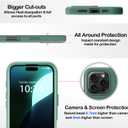 Coolwee Full Protective for iPhone 16 Pro Max Case, Compatible with MagSafe, for Men Women Girls, Hybrid 3 Layers Heavy Duty Rugged Shockproof Hard Case for iPhone 16 Pro Max Case Green