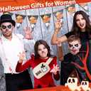 2 x Lamyba Halloween Purse Boo Basket Stuffers for Women Girls, Halloween Gifts for Women - Cute Halloween Fanny Pack, Fall Spooky Accessories Ideas, Halloween Crossbody Belt Bag Adjustable Strap