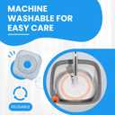 Mop Refill Head Compatible with MarvelSpin Mop - Mop Head Replacement - Deep Cleaning Mop Head - Machine Washable and Easy-to-Replace