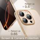 JETech Ultra Slim Case for iPhone 16 Pro Max 6.9 Inch, Camera Lens Full Protection, Lightweight Matte Finish PP Hard Minimalist Cover (Desert Titanium)