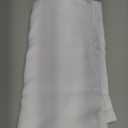 White Valance for Window Kitchen Valance Curtains for Bedroom Living Room Rod Pocket Farmhouse Valances Only 52 X 18 Inch Long 1 Light Blocking Panel