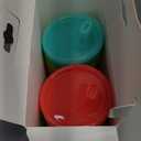 The First Years Take & Toss Spill Proof Sippy Cups - Rainbow Party Pack - Reusable Toddler Cups - Kids Cups and Snap On Lids for Ages 9 Months and Up - 20 Count (10 Ounces)