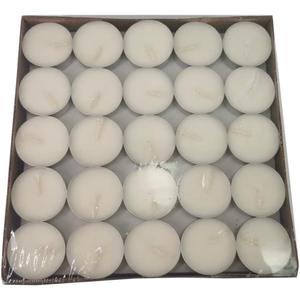 Amari 12g Tea Lights - 100 Pack Tea Light Unscented Candle - Lasts for 3-5 Hours (White)