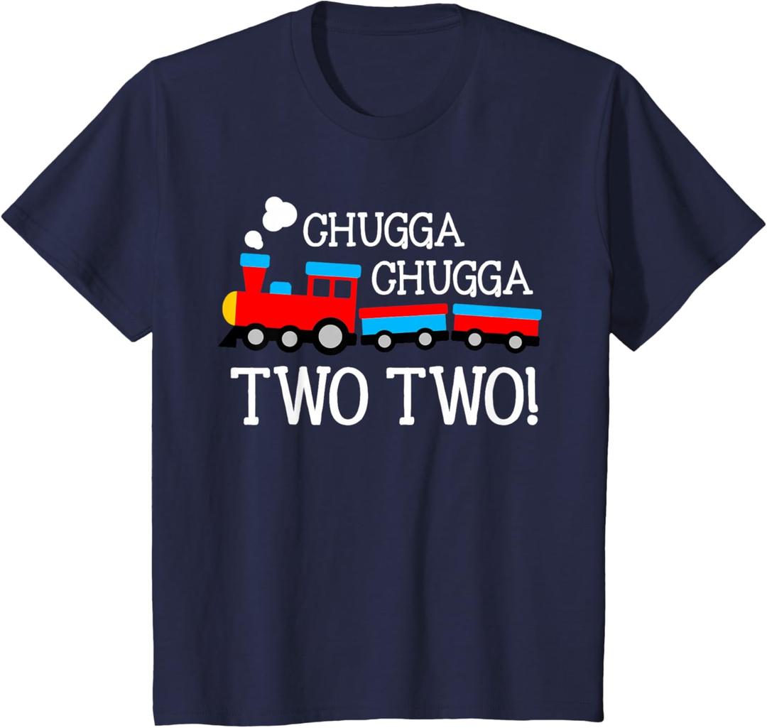 2nd Birthday Boy Train Chugga Chugga Two Two Toddler T-Shirt, Size: 2T 2nd Birthday Boy Train Chugga Chugga Two Two Toddler T-Shirt, Size: 2T