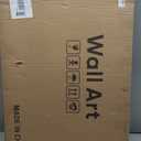 Framed Large Modern Black and White Wall Art for Living Room, 3 Piece Abstract Bright Style Picture Artwork Decor, Minimalist Geometric Painting Prints for Dining Room Hallway Office 24x36 Inch