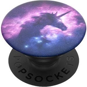 PopSockets Phone Grip with Expanding Kickstand, Adhesive Grip - Blue Nebula