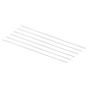 MECCANIXITY 3.3 Borosilicate Glass Stick 11.81" Length 4mm Dia Stir Rod Mixing Tools with Both Ends Round for Lab Kitchen Science 6Pcs