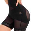 Shapewear Tummy Control Underwear for Women High Waisted Body Shaper Butt Lifting Panties Girdle Under Dress Shorts, XL