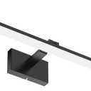 IZORRO Modern Bathroom Vanity Light 48 inch, Rotatable, 36W Dimmable 5CCT Led Bathroom Light Fixture Over Mirror, Black Vanity Light Bar - ETL Certificated