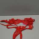 Avidlove Underwire Lingerie for Women Sexy Floral Lace Bra and Panty Two Piece Matching Sets (Medium, Red)