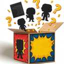 POP Figure Box - 6 Collectible Vinyl Figures | Includes 6 Figures from (Spider-Man, One Piece, Star Wars, Dinosaurs & More) Premium Toys for Fans & Collectors | Gift Idea for Adults