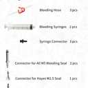 Hydraulic Disc Brake Bleed Kit Advanced Version for AVID, Hayes and Formula