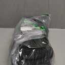 Teivio 29-Piece Kitchen Plastic Wheat Straw Dinnerware Set, Dinner Plates, Dessert Plate, Cereal Bowls, Unbreakable Plastic Outdoor Camping Dishes, Black