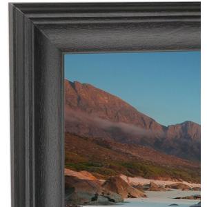 17x30 inch Picture Frame Solid Wood Black,Suitable for Panoramic Photo Frame, Posters,Painting,Group Photo,Puzzle (A23B1730)