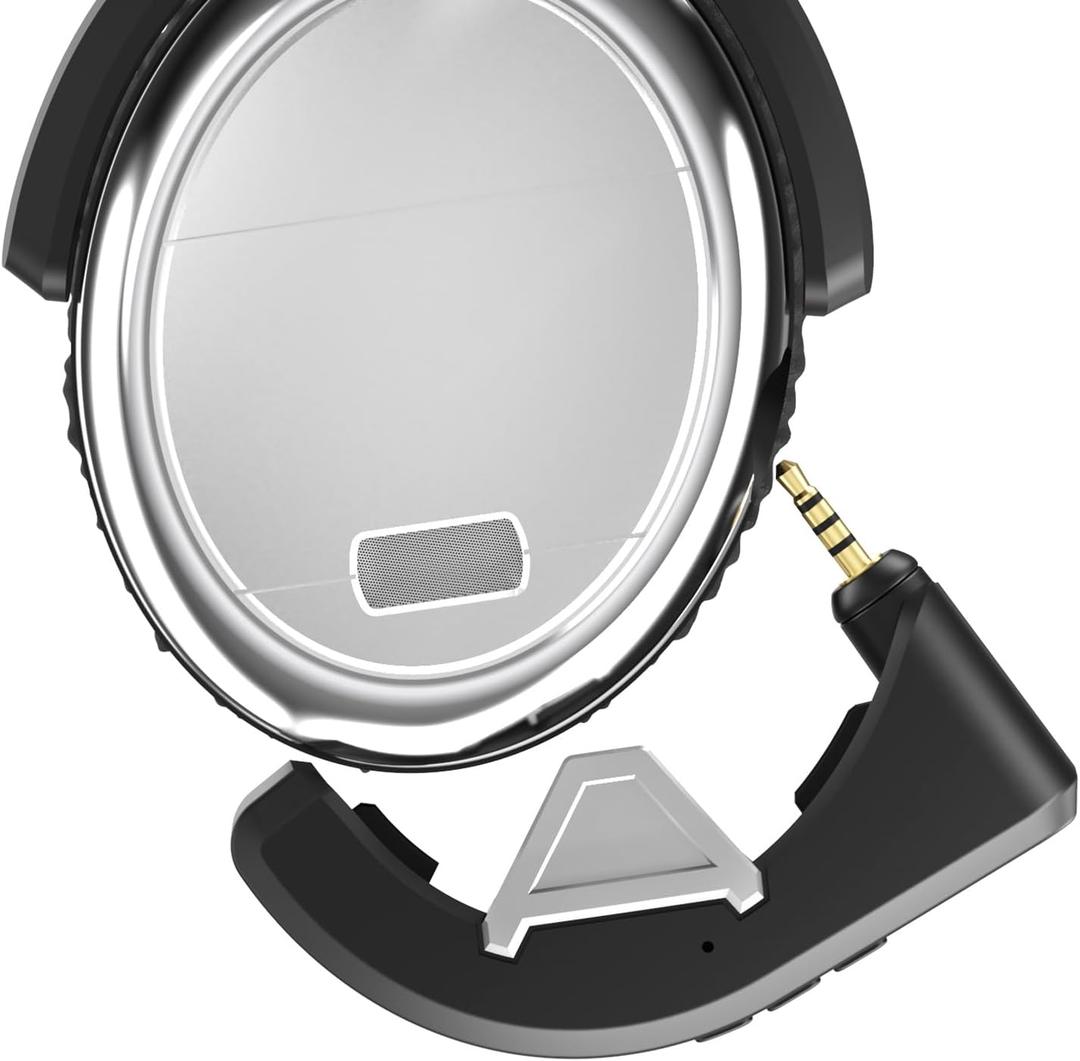 aptX Wireless Bluetooth 5.0 Adapter for Bose QC3 QuietComfort 3 with Mic/Volume Control, Black
