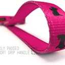 EcoBark Dog Leash - Soft & Reflective Comfort Training Leashes with Padded Handle - Strong Durable Heavy Duty - Training and Pulling for Small, Medium or Large Dogs (Pink)