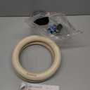 GHB Gymnastic Rings Wooden Gym Rings 1.25" Olympic Rings Adjustable Straps Pull Up Rings Sets for Workout Bodyweight Fitness Training