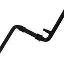 Wide One Piece Bike Crank to Crank Assembly Kit, 1 pc Crankarm Set (Black-Length of Arm:165mm/6.496")