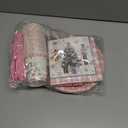 Christmas Party Tableware Decorations,144pcs Pink Christmas Paper Plates and Napkins,Cups,Forks and Knives Xmas Paper Dinnerware for Winter Holiday Party Supplies