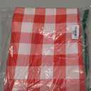 Hiasan Red and White Plaid Tablecloth Waterproof, 2 Pack, 54 x 108 inch - Buffalo Checkered Table Cloth Rectangle for Party/Outdoor Picnic/Dining/Spring Party