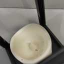 Bright Zeal 14" Tall Vintage Decorative Lantern with LED Pillar Candle (Distressed Gold) - Outdoor Lights Decorative Hanging - Battery Lantern with Timer - Vintage Candle Light