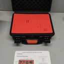 STARTRC OSMO Pocket 3 Hard Case, Multifunctional Portable Waterproof Hard Case for DJI OSMO Pocket 3 Creator Combo Camera Accessories, BLACK AND RED, 1132052B (Medium)