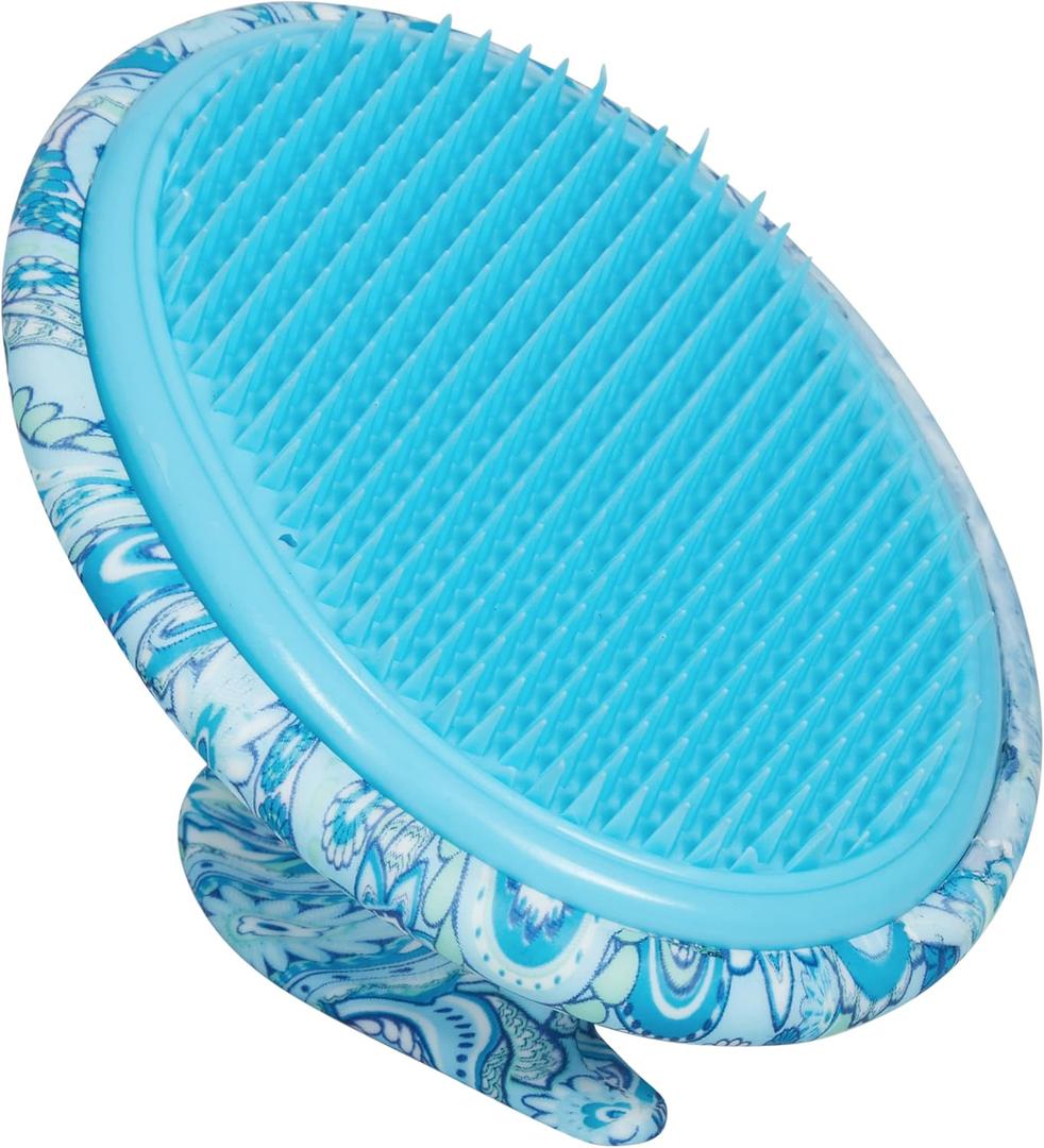 Dylonic Body Brush for Razor Bumps and Ingrown Hairs Treatment - 1pk Skin Exfoliator for Body Shaving Irritation, Strawberry Legs, Armpit, Bikini Line - Blue (1Pack)