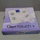 Ozeri Touch 440 Lbs Total Body Weight Scale (Body Fat, Muscle, Bone, Weight & Hydration), Auto Recognition Bath Scale with Infant Tare (White)