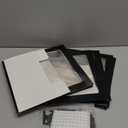 Ledido Black Transparent Balloon Boxes With 78 Letters, Letter Box for Baby Shower Clear Baby Box Black Balloon Boxes for Birthday, Bridal Shower, Graduation Prom Party Decoration, 5 PCS