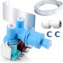 W10408179 W10179146 Refrigerator Water Inlet Valve Compatible with Whirl-pool Ken-more Refrigerator Replaces WPW10179146 2205762 2304757 2188708 IMV708 4389177 by TOMOON