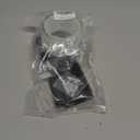 Antrader 5Pcs Name Plate Holder,Wall Mount Office Door Name Plate Holder,Aluminium Alloy Desk Name Plates,Black,2"8"