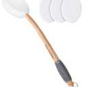 Slick- Lotion Applicator with 3 Extra Pads, 17 Inch, Back Applicator Lotion, Certified Organic, Easy Reach Washable, Self Tanner for All Skin Tone (Grey Grip)