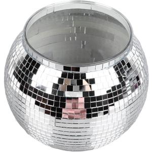 Disco Ball Ice Bucket, Drinks Ice Cool Bucket Reflective Champagne Bucket Beverage Storage Tub Bar Ice Cooler Container, for Parties BBQs Bars Cooling Bottles Cans of Beer