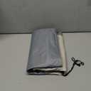 Patio Waterproof Umbrella Cover, Outdoor Offset Parasol Cover for 7.5-11.5 Feet Cantilever Banana Frame Umbrella (Beige)