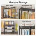 VIPEK V40 Heavy Duty Clothes Rack, Modular Closet System Clothing Rack
