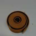 Ringsun 2 Inches Wide Flat Leather Straps for Crafts, Full Grain Leather Strips for Crafts, Tooling (2mm Thick 72.5 Inches Long Dark Brown)