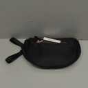 FEIBOON Spacious Nylon Crossbody Bag Bum Bag Handbags Wallets Purses Trendy Shoulder Bag for Women (Black)