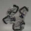 C Clamp Hook Black 1-2" Truss Clamp Mounting CLP-03 Standard C Clamps 44 LBS20KG,4PCS Stage Lighting Clamps