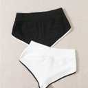 SweatyRocks Women's 2 Pack Workout Booty Shorts Mini Length Biker Athletic Hot Pants (M)