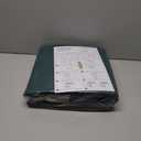 Christmas Ornament Storage Box Store 128-3" Ornaments, Ornament Organizer Storage box with Dual Zipper Closure Visual Cover & Adjustable Dividers, Holiday Decorations Storage Container with 8 Trays (Green)