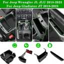 Center Console Organizer for Jeep Wrangler & Gladiator 2018-2023