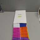 100 Pcs Colored Clothes Pins Wooden, Colored Clothespins for Crafts 2.9 Inch, Clothing Pins for Hanging Classroom