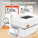 USB Shipping Label Printer, 4x6 Thermal Printer, Compatible with iPhone, Android, Windows, Mac, Amazon, Ebay, UPS, USPS, FedEx, Shopify (M4201)